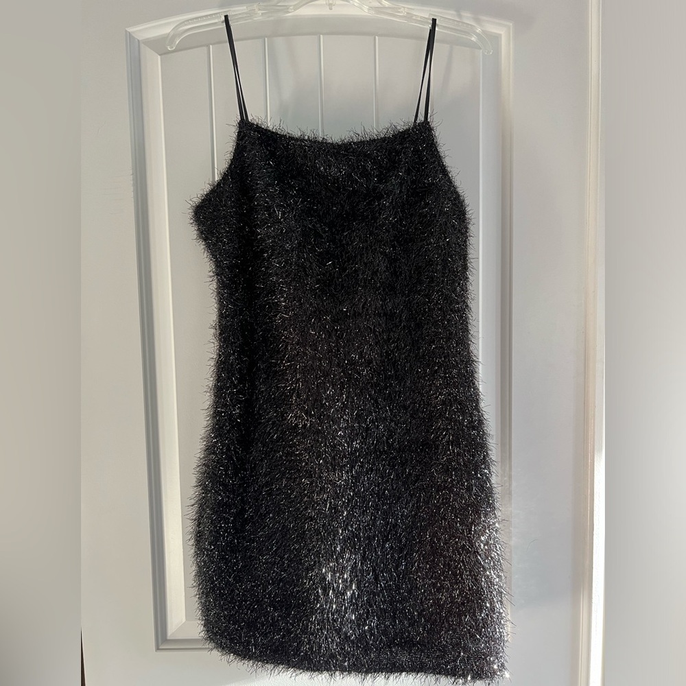 BCBGeneration Black Textured Dress